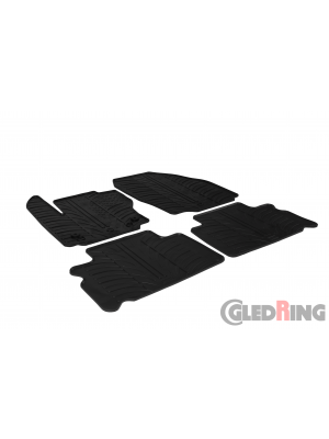 Original Gledring Passform Fußmatten Gummimatten 4 Tlg.+Fixing - Ford Galaxy 2012-07.2015